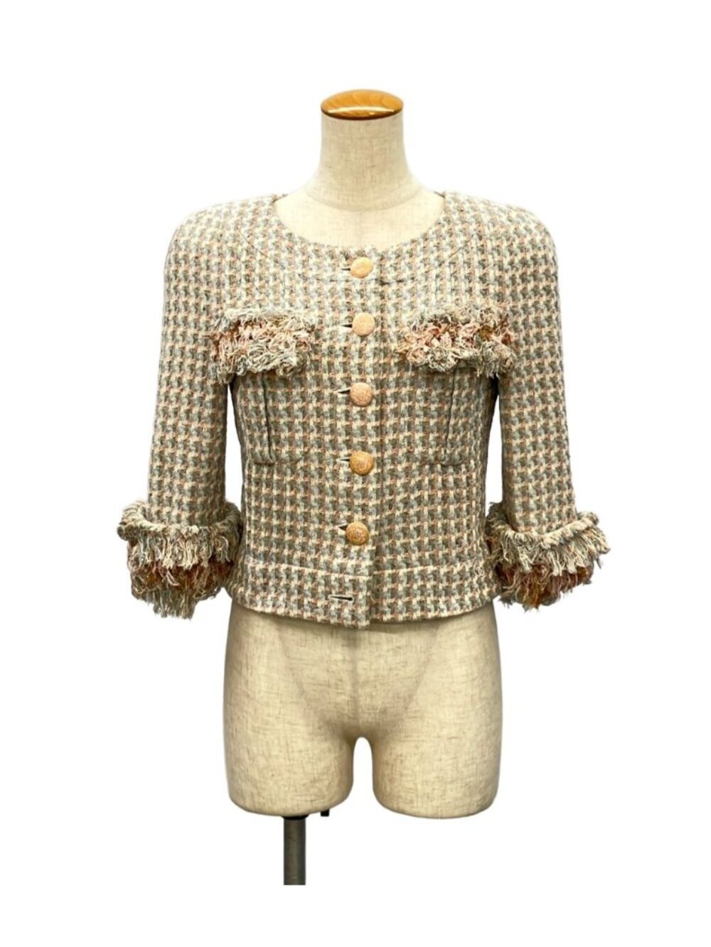 Chanel Camellia Silk Jacket 34